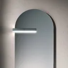 Compoziție de baie cu sertar, chiuvetă, oglindă, dulap de perete și raft - Elios Viadurini