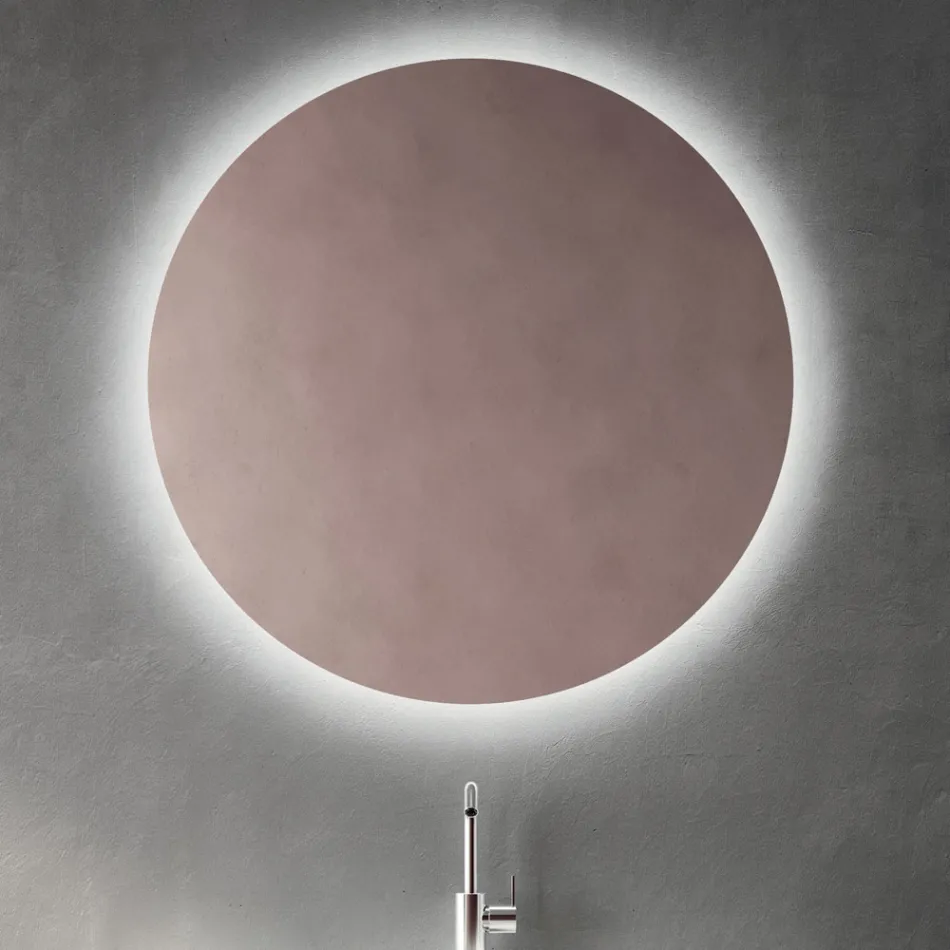 Compoziție de baie cu sertar roz pudră și chiuvetă Calacatta - Elios Viadurini