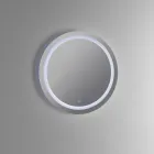 Compozitie de baie cu lavoar din rasina si oglinda Made in Italy - Palom Viadurini