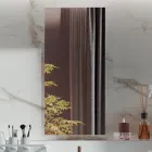 Compozitie baie dubla cu oglinda dreptunghiulara si lavoar Made in Italy - Palom Viadurini