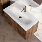 Compozitie baie din stejar Rio Cannettato Made in Italy - Afrodite Viadurini