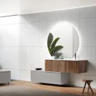 Compozitie baie din Stejar Rio si Gri Cannettati Made in Italy - Chrono Viadurini