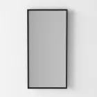 Compoziție pentru baie Lavoar din ceramică și bază din oțel Made in Italy - Quadro Viadurini