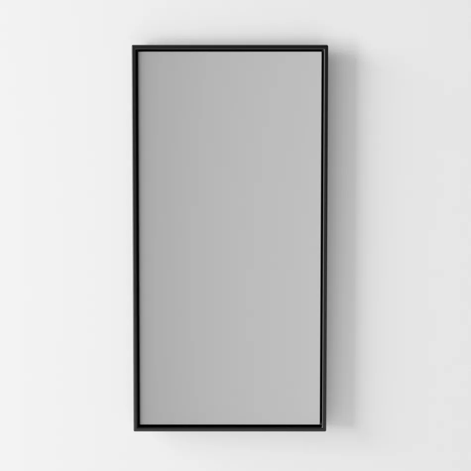 Compoziție pentru baie Lavoar din ceramică și bază din oțel Made in Italy - Quadro Viadurini