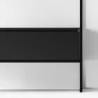 Compozitie pentru baie Lavoar din ceramica si oglinda Made in Italy - Hoscar Viadurini