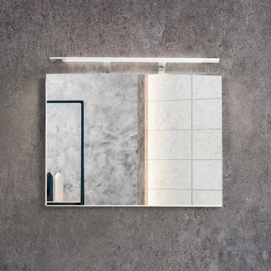 Baie suspendată din compoziție din lăcuit Mdf Fabricat în Italia - Becky Viadurini