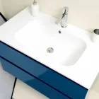 Baie suspendată din compoziție din lăcuit Mdf Fabricat în Italia - Becky Viadurini