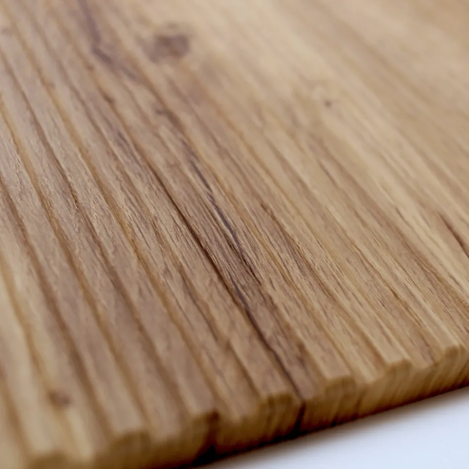 Compoziție de baie verde salvie și stejar cannettato, fabricată în Italia - Uranus Viadurini