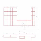 Compoziție mobilă de baie suspendată și modernă, mobilier de design - Callisi12 Viadurini