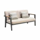 Compoziție de grădină Canapea cu 2 locuri, 2 fotolii și măsuță de cafea - Moira Viadurini