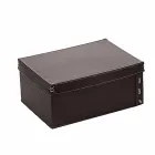 Compoziție modernă de birou de design în piele fabricată în Italia - Andrea Viadurini