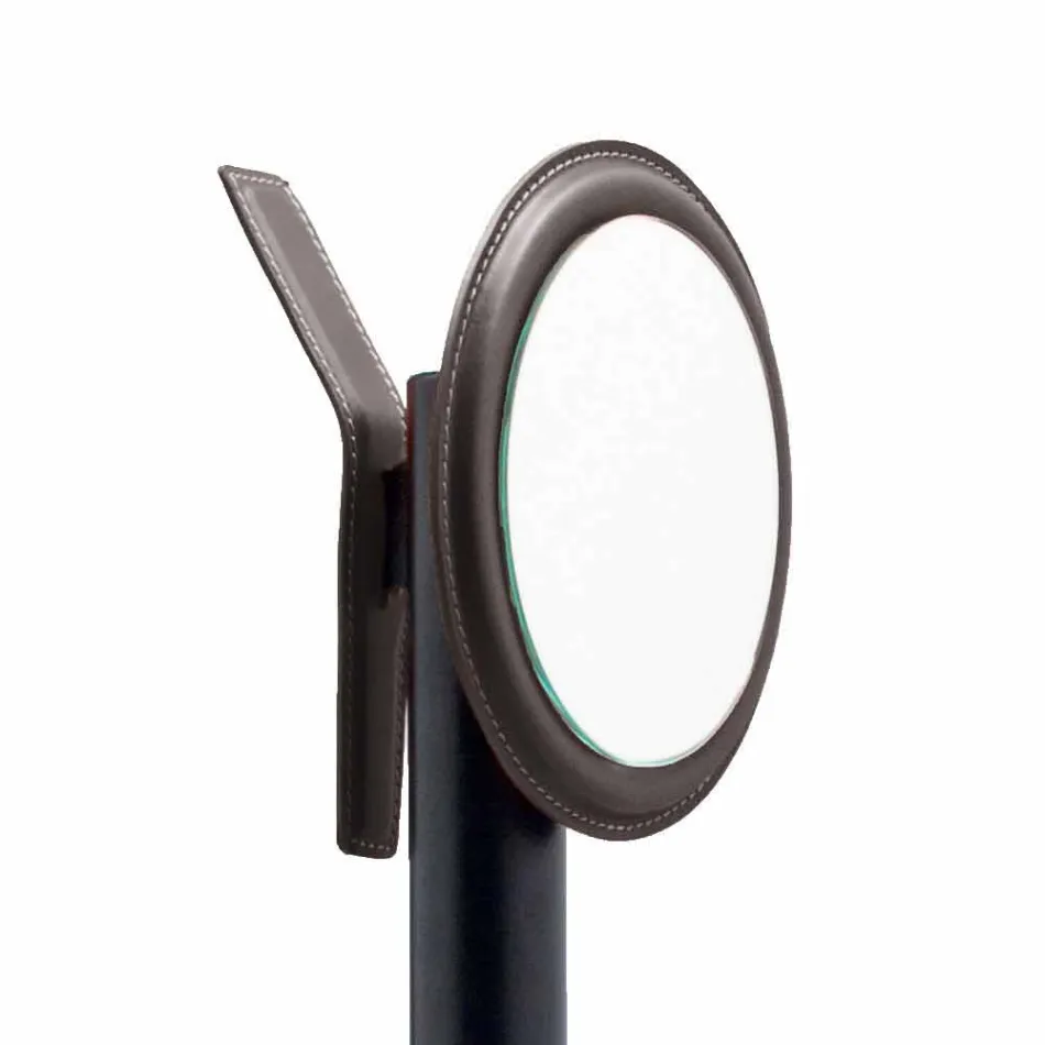 Compoziție modernă de birou de design în piele fabricată în Italia - Andrea Viadurini