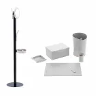 Compoziție modernă de birou de design în piele fabricată în Italia - Andrea Viadurini