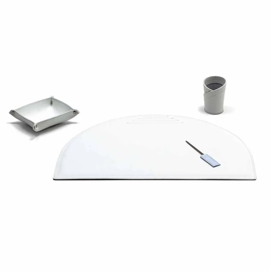 Compoziție modernă pentru birou regenerată, fabricată în Italia - Meduna Viadurini