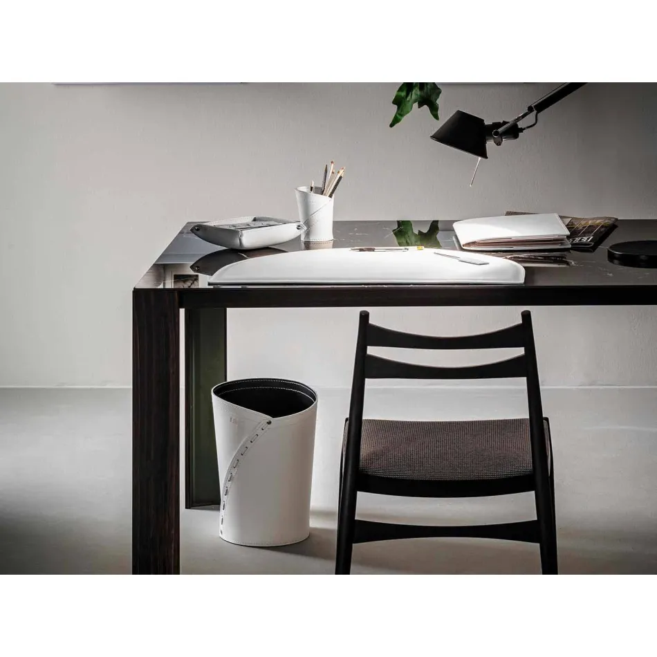 Compoziție modernă pentru birou regenerată, fabricată în Italia - Meduna Viadurini