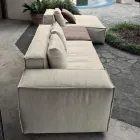 Compozitie 1 Pouf cu Spatar, 1 Pouf si 1 Peninsula - Bizar Viadurini