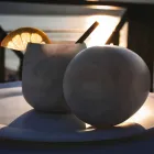 Compoziție de 2 pahare în marmură albă de Carrara Made in Italy - Dolla Viadurini