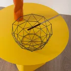 Compoziția a 2 mese de cafea moderne din oțel Made in Italy - Plop Viadurini