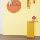 Compoziția a 2 mese de cafea moderne din oțel Made in Italy - Plop Viadurini