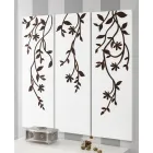 Compoziție din 3 panouri reprezentând 3 ramuri și frunze Made in Italy - Barney Viadurini