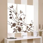 Compoziție din 3 panouri care înfățișează o ramură cu frunze Made in Italy - Ashton Viadurini