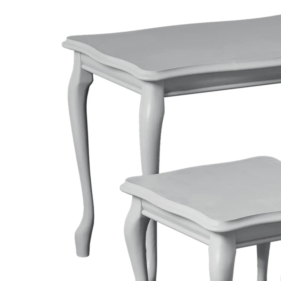 Compozitie din 3 masute de cafea de diferite dimensiuni Made in Italy - Mummu Viadurini