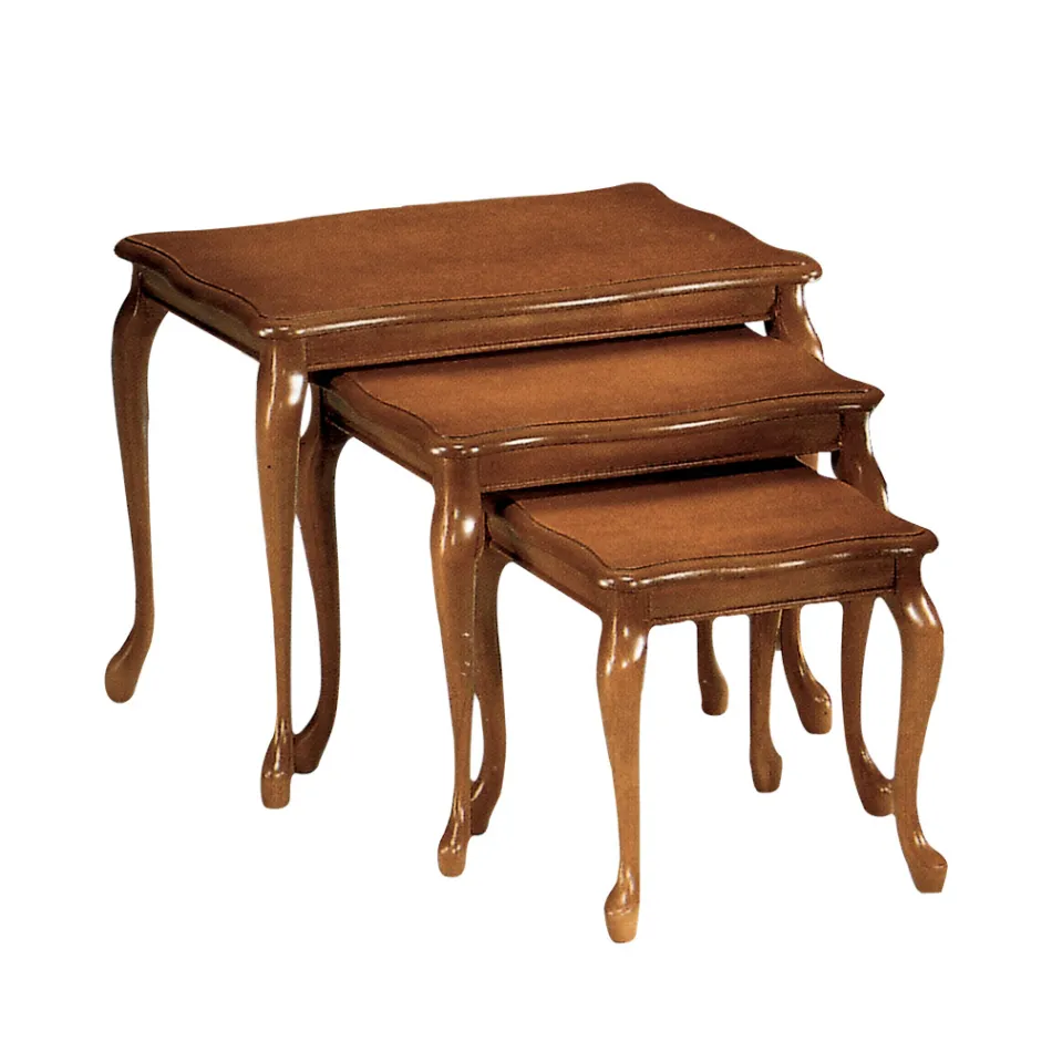 Compozitie din 3 masute de cafea de diferite dimensiuni Made in Italy - Mummu Viadurini