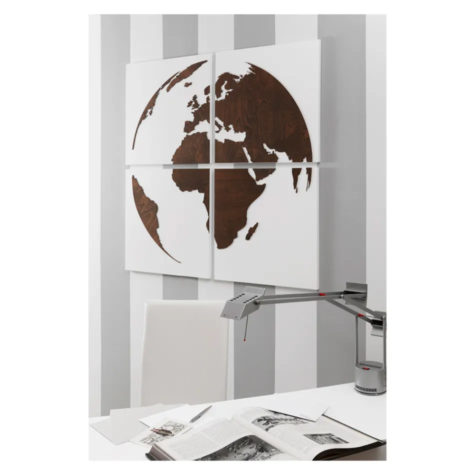 Compoziție din 4 panouri reprezentând lumea Made in Italy - Ciro Viadurini