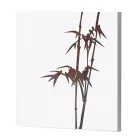 Compozitie 4 Panouri cu Hortensie, Allium si Thypha Made in Italy - Calcul Viadurini