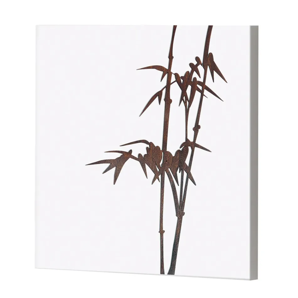 Compozitie 4 Panouri cu Hortensie, Allium si Thypha Made in Italy - Calcul Viadurini