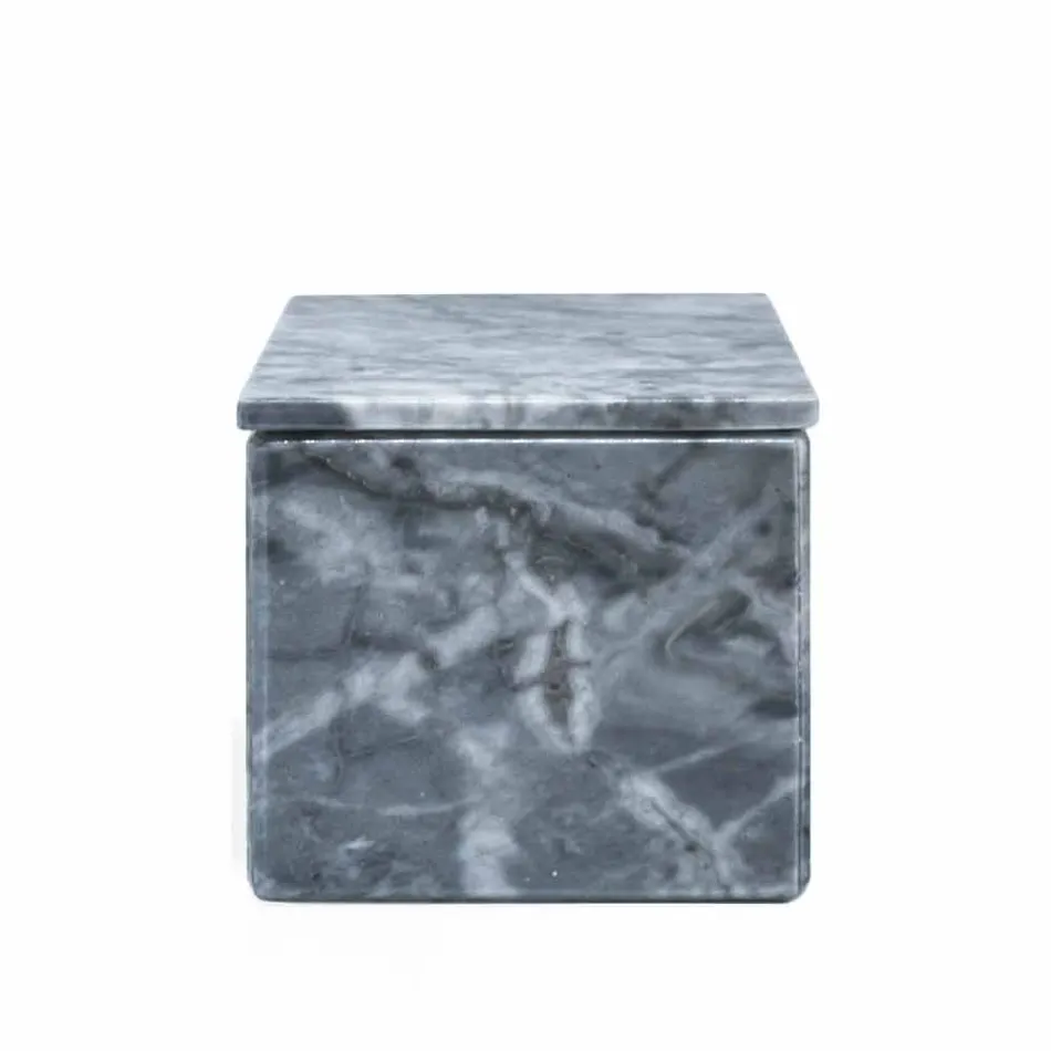 Compoziție de accesorii pentru baie de marmură Realizate în Italia, 4 bucăți - Deano Viadurini