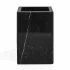 Compoziție de accesorii pentru baie de marmură Realizate în Italia, 4 bucăți - Deano Viadurini