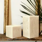 Compozitie Lumanari Patrate Ceara Made in Italy, 3 Bucati - Mondelle Viadurini