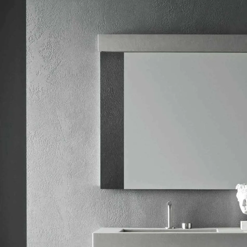 Compoziția mobilierului realizat manual pentru baie modernă la sol - Farart3 Viadurini