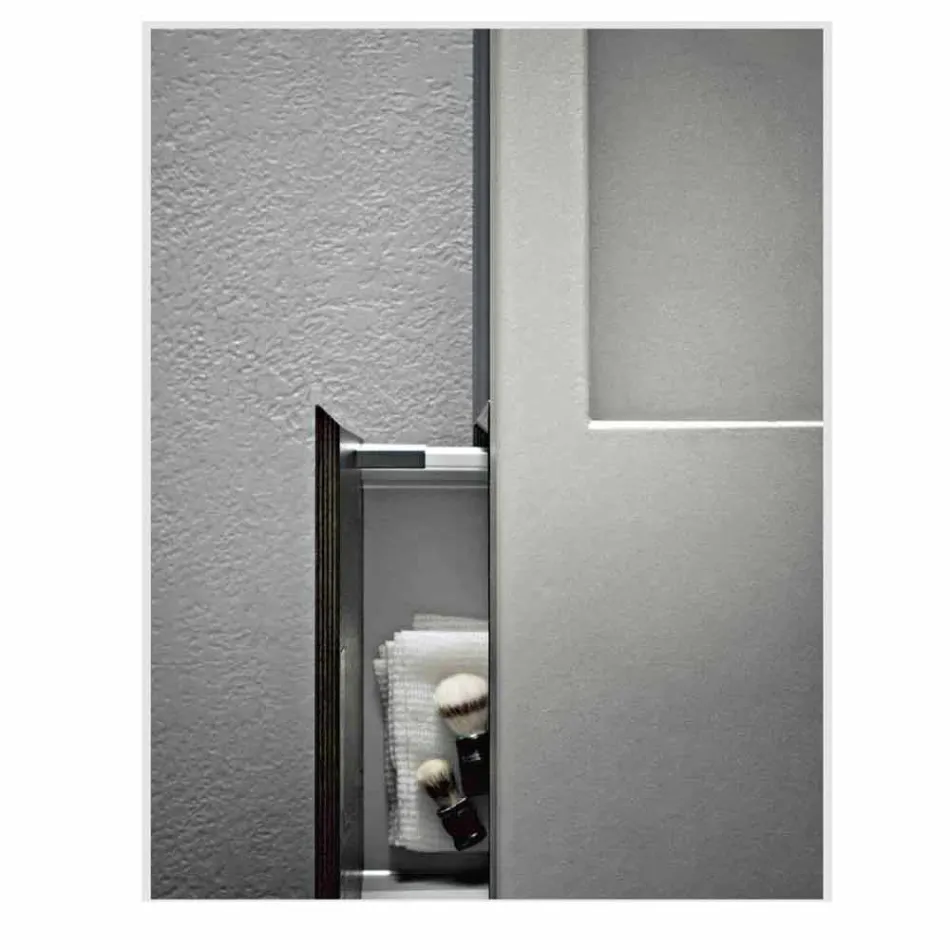 Compoziția mobilierului realizat manual pentru baie modernă la sol - Farart3 Viadurini