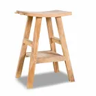 Compoziția mobilierului de baie în tec solid de design modern - Azina Viadurini