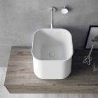 Compoziția mobilierului modern pentru baie, design suspendat Fabricat în Italia - Callisi6 Viadurini