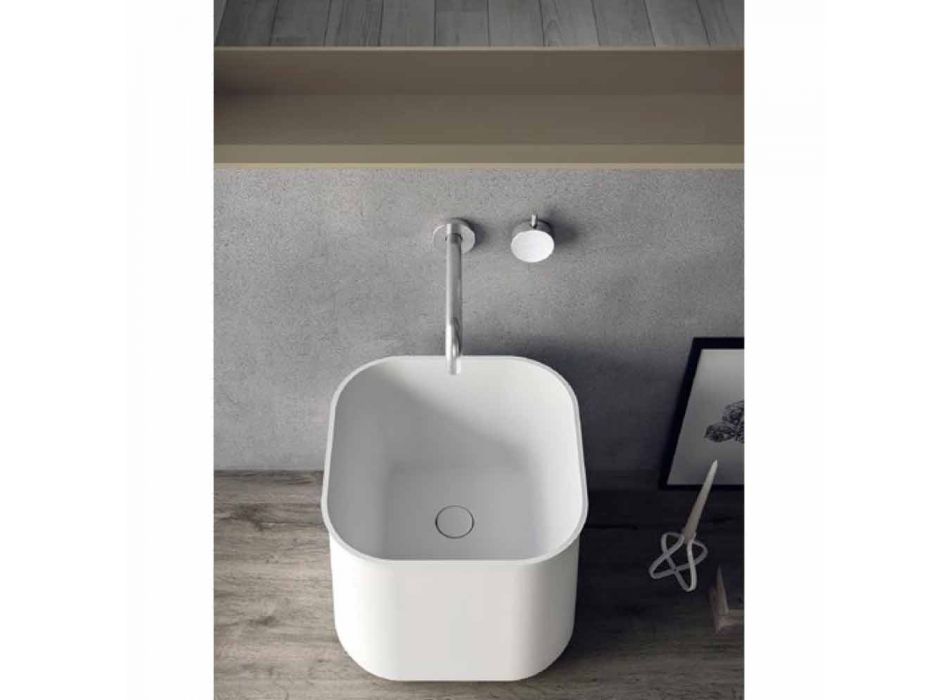 Compoziția mobilierului modern pentru baie, design suspendat Fabricat în Italia - Callisi6 Viadurini