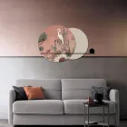 Compozitie Panouri din Lemn cu Print Tropical Made in Italy - Haiti Viadurini