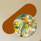 Compoziție de tablouri din lemn cu imprimeu papagal Made in Italy - Egipt Viadurini