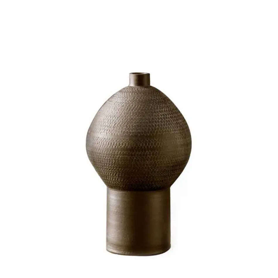 Compoziția vazelor decorative din ceramică, design modern - Positano Viadurini