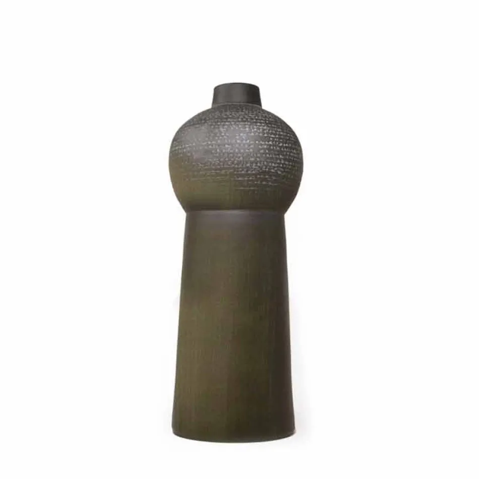 Compoziția vazelor decorative din ceramică, design modern - Positano Viadurini