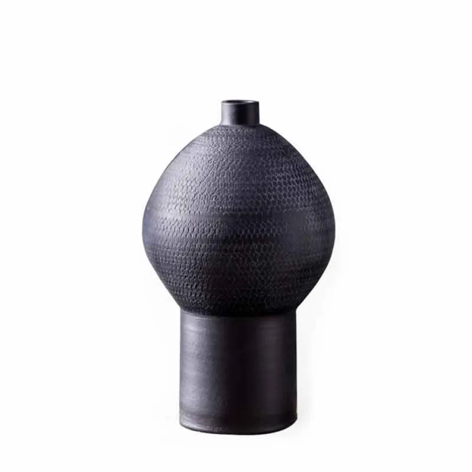 Compoziția vazelor decorative din ceramică, design modern - Positano Viadurini