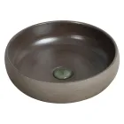 Compoziție dulap de baie cu podea verde și accesorii emailate - Maryse Viadurini