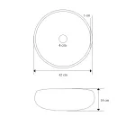 Compoziție dulap de baie cu podea verde și accesorii emailate - Maryse Viadurini