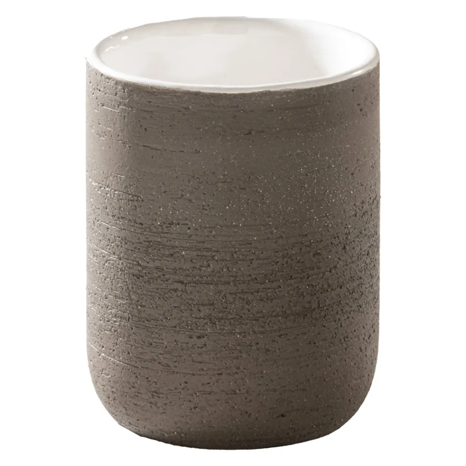 Compoziție dulap de baie alb cu oglindă și accesorii incluse - Carolie Viadurini