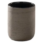 Compozitie dulap de baie negru pe blat cu accesorii incluse - Carolie Viadurini