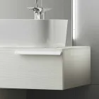 Fericit moderne, lacuite din lemn, suspendate, compoziția de mobilier de baie Viadurini