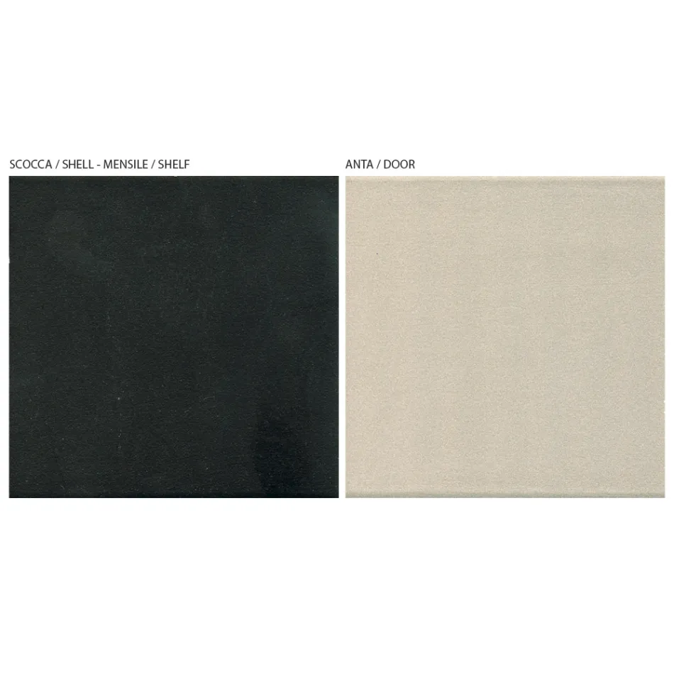 Compozitie Mobilier Perete Sufragerie din Mdf Made in Italy - Malene Viadurini