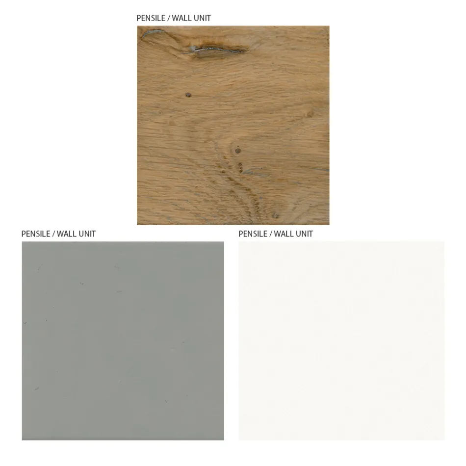 Compozitie mobilier living si suport TV din MDF Made in Italy - Hedda Viadurini